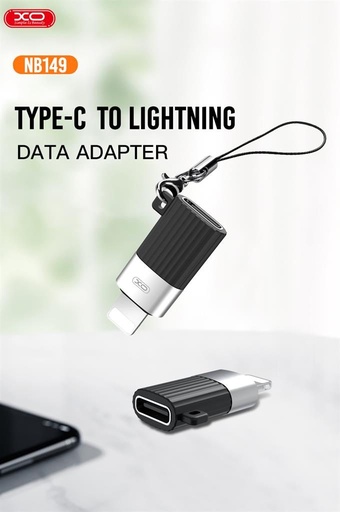 XO NB149-D USB-C–Lightning przejściówka adapter (Czarny)