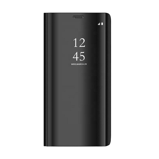 Samsung Galaxy A54 5G Przezroczysty view etui z klapką (Czarny)