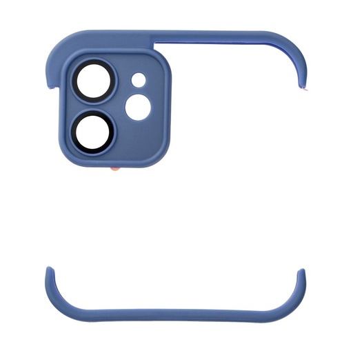 Apple iPhone 12 Mini Bumpers etui z ochroną aparatu (Niebieski)