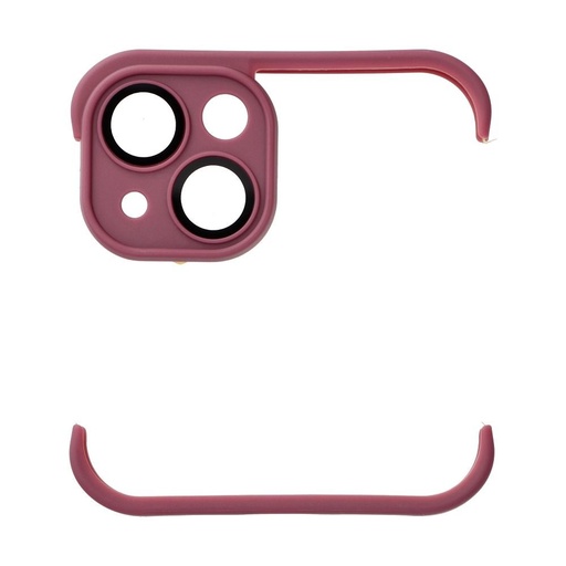 Apple iPhone 13, Mini Bumpers etui z ochroną aparatu (Wiśnia)