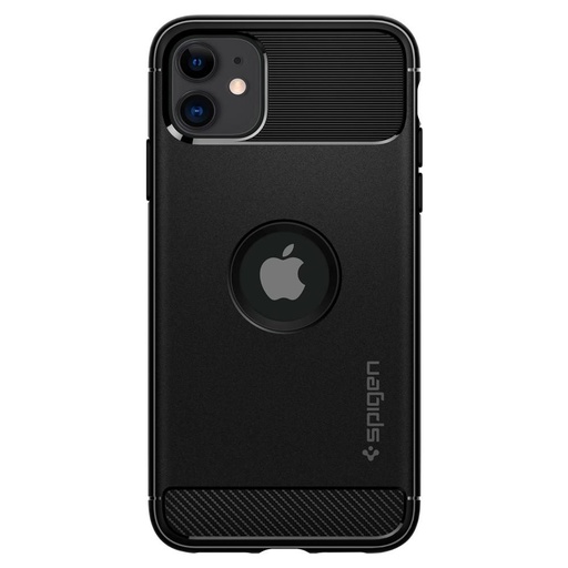 Apple iPhone 11 Spigen Rugged armor wstrząsoodporny etui (Czarny)