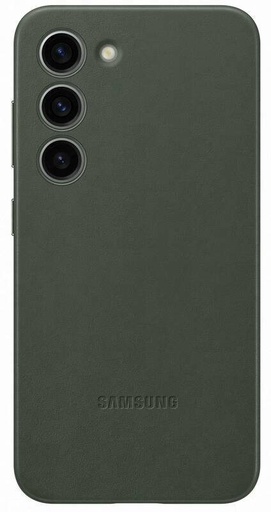 Samsung Galaxy S23 Leather etui (Zielony)