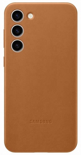 Samsung Galaxy S23+ Leather etui (Brązowy)