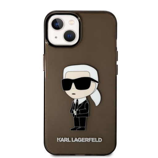 Apple iPhone 14 Karl Lagerfeld IML Ikoniczny NFT etui (Czarny) – KLHCP14SHNIKTCK