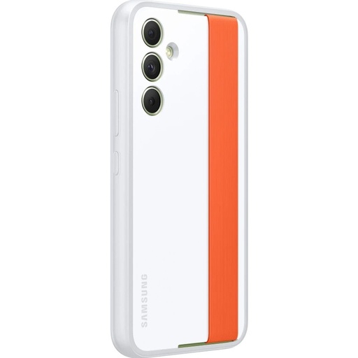 Samsung Galaxy A54 5G Slim Strap etui z paskiem (Biały)