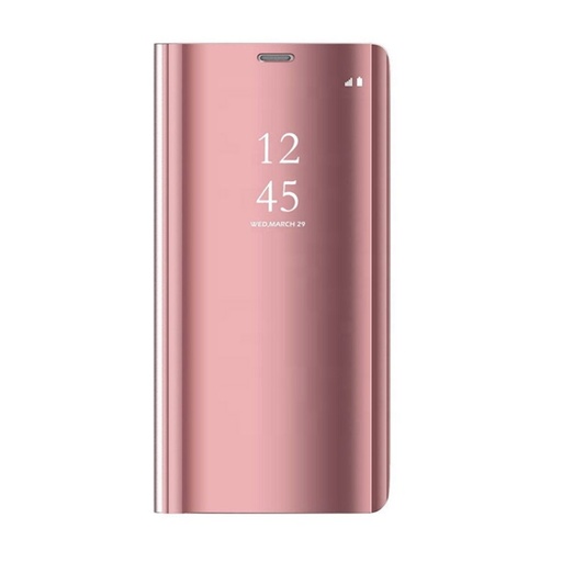 Samsung Galaxy A34 5G Przezroczysty view etui z klapką (Różowy)