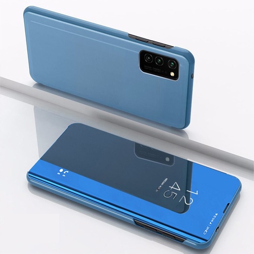 Samsung Galaxy A34 5G Przezroczysty view etui z klapką (Niebieski)