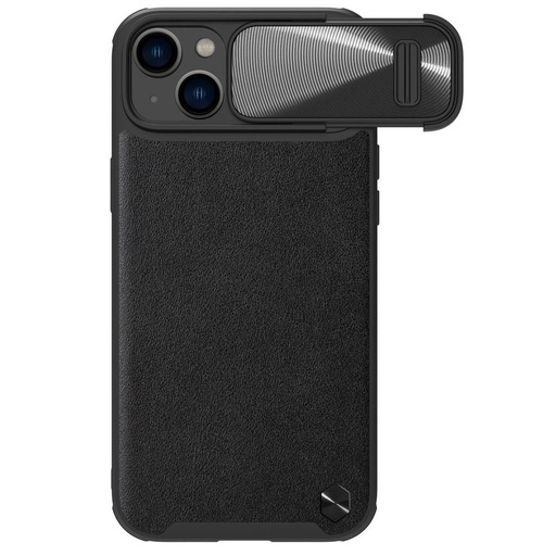 Apple iPhone 14 Nillkin CamShield Leather S etui na plecki (Czarny)