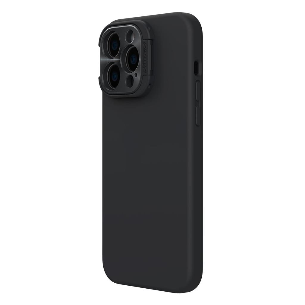 Apple iPhone 14 Pro Max Nillkin LensWing MagSafe hátlap tok (Fekete)