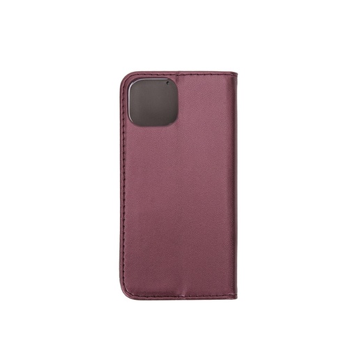 Apple iPhone 13 Mini smart magnetic magnetyczny etui z klapką (Bordowy)
