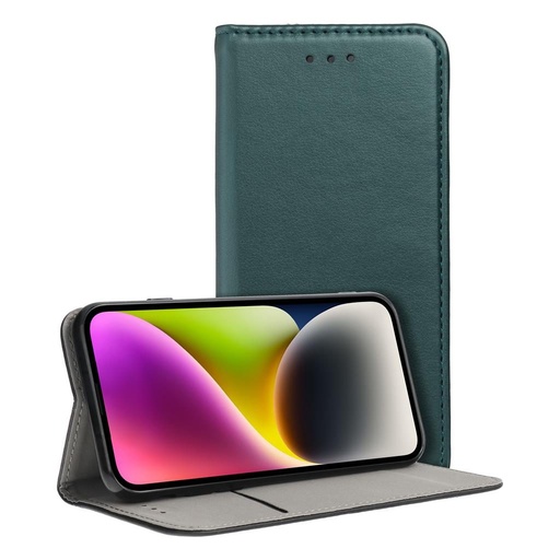 Samsung Galaxy A34 5G smart magneto magnetyczny etui z klapką (Zielony)