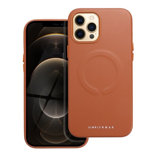 Apple iPhone 12 Pro Max Roar Leather magsafe etui na plecki (brązowy)