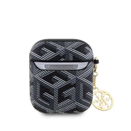 Guess PU G Cube Charm etui AirPods 1/2 (Czarny) - GUA2PGCE4CK