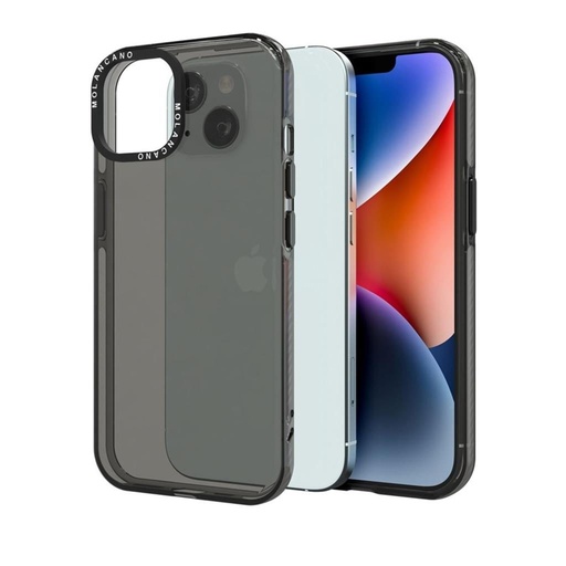 Apple iPhone 11 MOLAN CANO rainbow TPU MAGSAFE etui na plecki (Czarny)