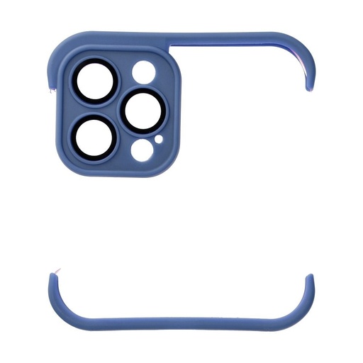 Apple iPhone 12 Pro Mini Bumpers etui z ochroną aparatu (Niebieski)
