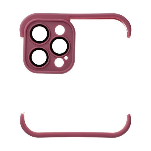 Apple iPhone 12 Pro Mini Bumpers etui z ochroną aparatu (Wiśnia)
