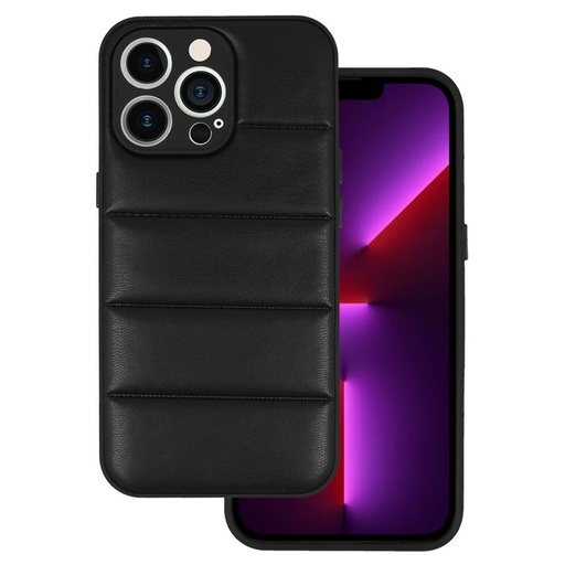 Samsung Galaxy A53 5G Leather 3D design 2 skóropodobny twardy etui na plecki (Czarny)