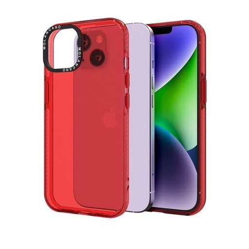Apple iPhone 14 Pro Max MOLAN CANO rainbow TPU etui na plecki (Czerwony)