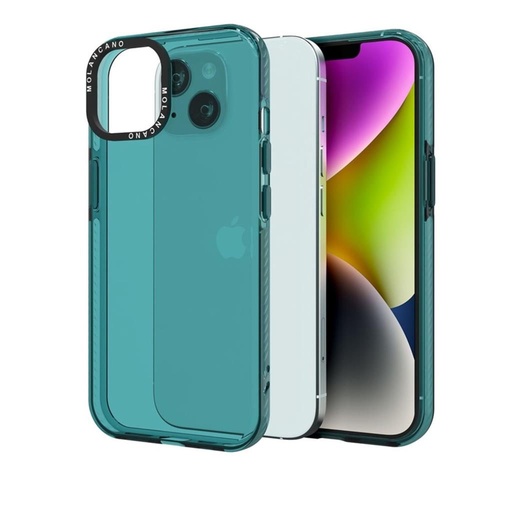 Apple iPhone 11 MOLAN CANO rainbow TPU MAGSAFE etui na plecki (Zielony)