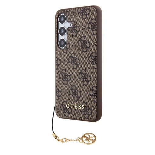 Samsung Galaxy S24+ Guess 4G Charms etui (Brązowy) - GUHCS24MGF4GBR