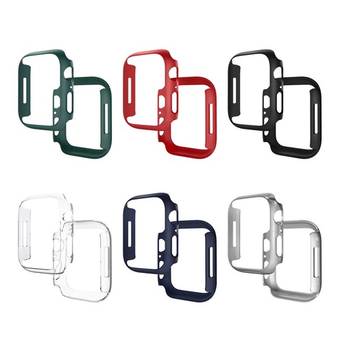 Apple Watch 7 41mm / Watch 8 41mm Hoco WS6 Shadow series etui (Srebrny)