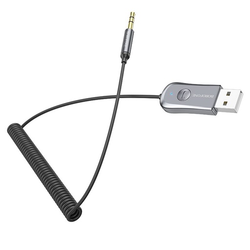 Borofone BC44 bluetooth adapter USB-A-Jack 3,5mm szary