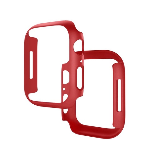 Apple Watch 7 41mm / Watch 8 41mm Hoco WS6 Shadow series etui (Czerwony)