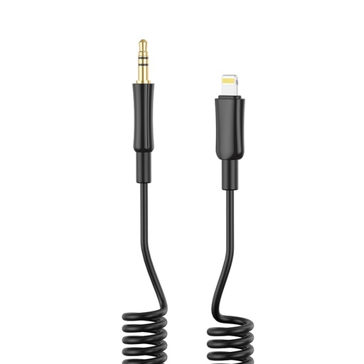 XO NB-R255A Lightning audio adapter (Czarny) – Lightning–3.5 mm
