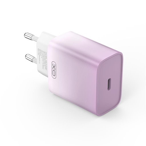 XO CE18 PD 30W szybka ładowarka (Fioletowy) – USB-C złącze