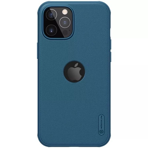 Apple iPhone 12 / iPhone 12 Pro Nillkin Super Frosted Shield Pro etui na plecki (Niebieski)