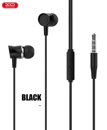 XO EP20 przewodowy słuchawki, z mikrofonem, 3,5mm Jack ze złączem czarny