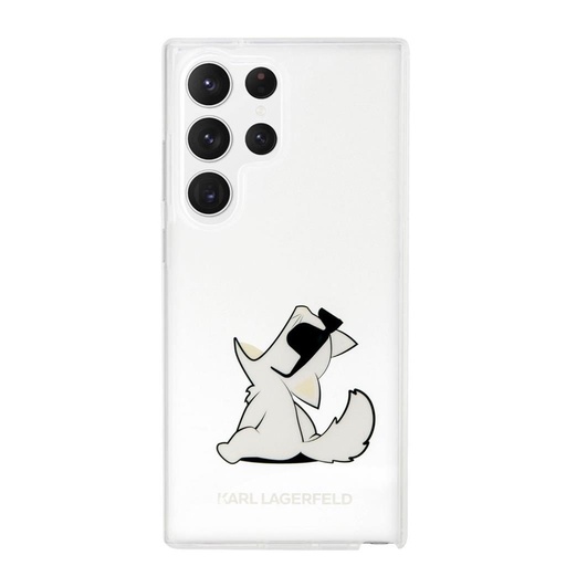 Samsung Galaxy S23 Ultra Karl Lagerfeld PC/TPU Choupette Eat etui (Przezroczysty) – KLHCS23LCFNRC