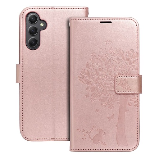 Samsung Galaxy A34 5G Forcell MEZZO otwierany etui (Rosegold )