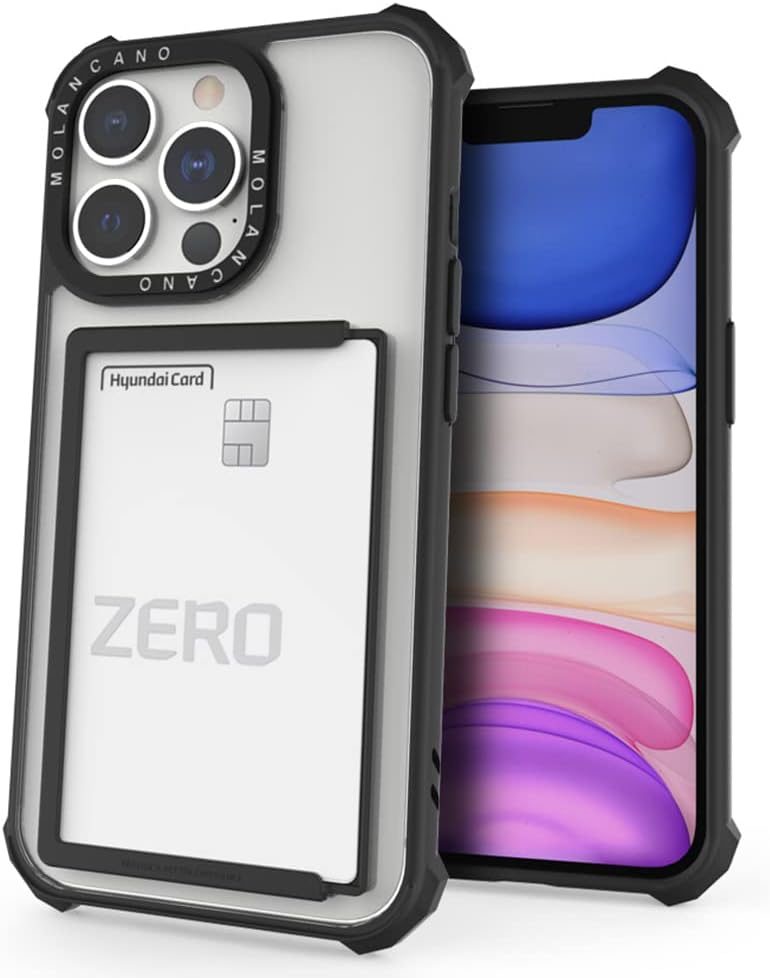 Samsung Galaxy A33 5G MOLAN CANO HN7 strapabíró hátlap tok kártyatartóval (Fekete)