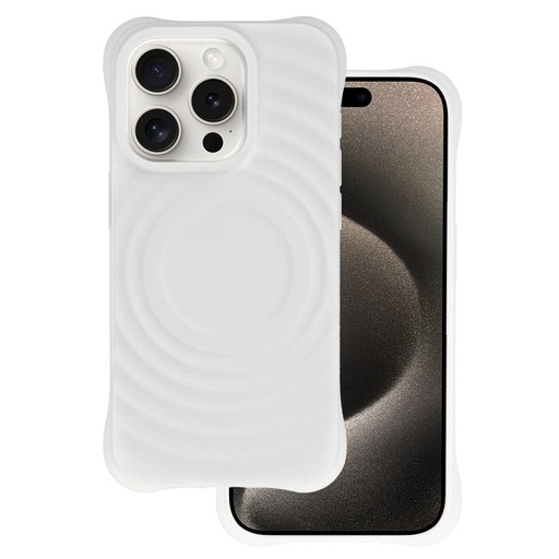 Apple iPhone 14 Pro Tel Protect Wave magsafe etui na plecki (Biały)