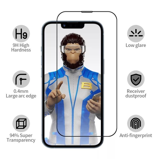 Apple iPhone 15 Pro BLUEO Ultra przezroczysty antyrefleksyjny premium szkło hartowane przezroczysty