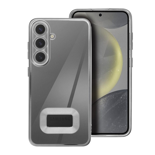 Samsung Galaxy A35 GLAM silikonowy etui na plecki (Srebrny)