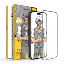 Apple iPhone 7 / iPhone 8 / iPhone SE 2020 / iPhone SE 2022 OX Warrior Mr. Gentleman big arc strapabíró üvegfólia Átlátszó Feket
