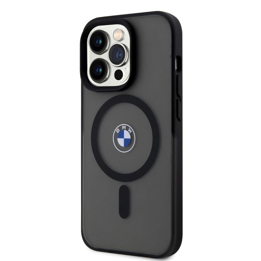 Apple iPhone 15 Pro Max BMW IML Signature MagSafe tok (Fekete) - BMHMP15XDSLK