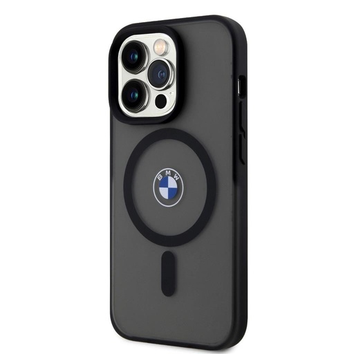 Apple iPhone 15 Pro Max BMW IML Signature MagSafe etui (Czarny) - BMHMP15XDSLK