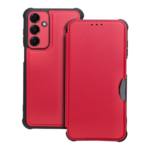 Samsung Galaxy A16 4G / Galaxy A16 5G Razor magnetyczny wstrząsoodporny etui z klapką (Czerwony)
