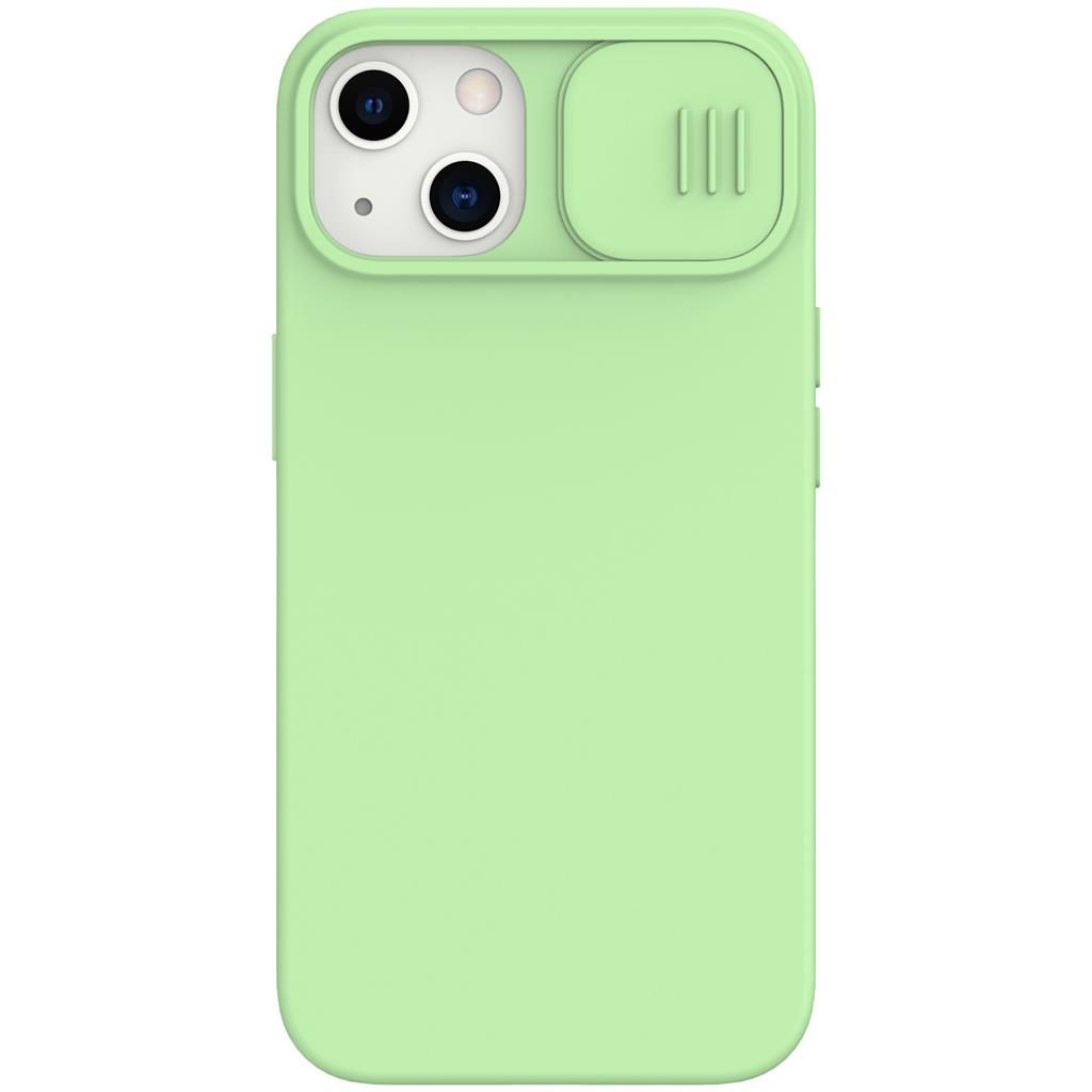 Apple iPhone 13 / iPhone 14 Nillkin Silky MagSafe hátlap tok (Zöld)