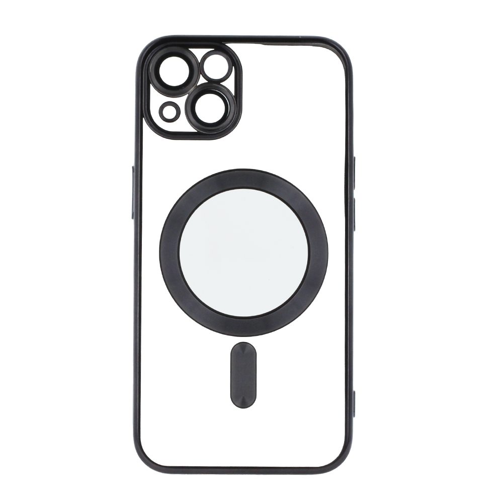 Apple iPhone 14 Color Chrome Magsafe hátlap tok (Fekete)