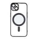Apple iPhone 14 Color Chrome Magsafe hátlap tok (Fekete)