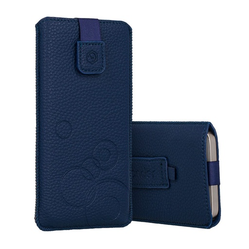 Uniwersalny rozmiar Wonder deko z uchwytem na palec etui XL (Niebieski)
