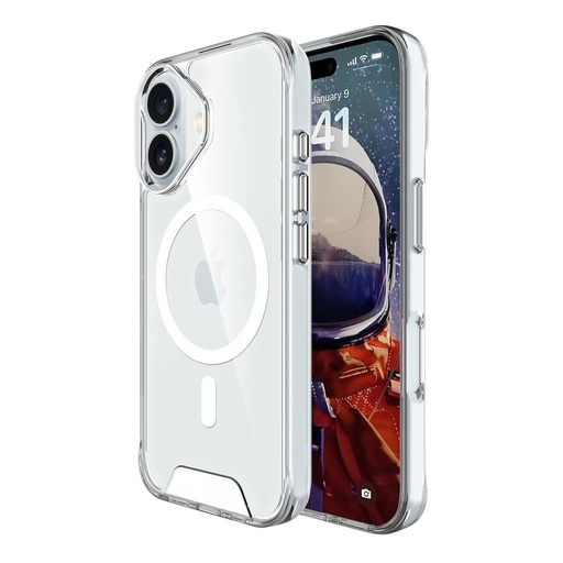 Apple iPhone 16 TOKO Space magsafe etui na plecki (Przezroczysty)