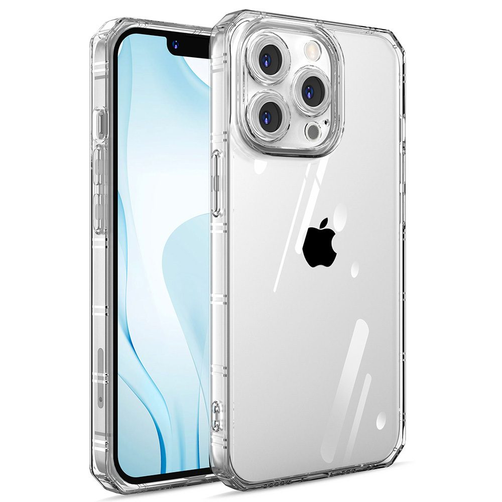 Apple iPhone 16 Pro armor anti shock ütésálló hátlap tok (Átlátszó)