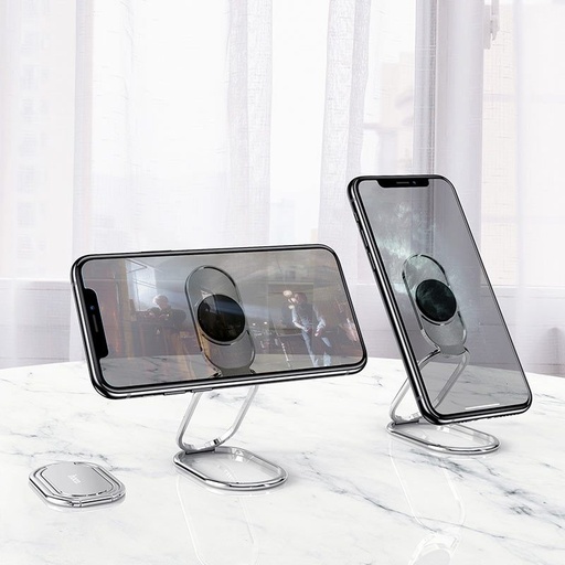 Hoco PH36 biurkowy telefonu i uchwyt na tablet stojak, wielofunkcyjny, 7"-ig, cynk stop, srebrny