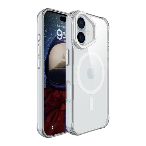 Apple iPhone 16 TOKO Apex capsule magsafe etui na plecki (Srebrny)