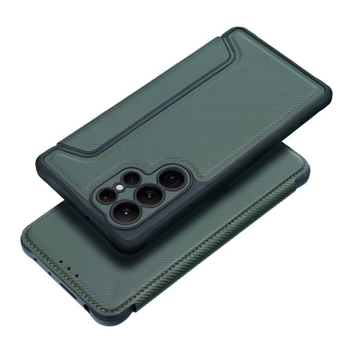 Samsung Galaxy A16 4G / Galaxy A16 5G Razor magnetyczny wstrząsoodporny etui z klapką (Zielony)